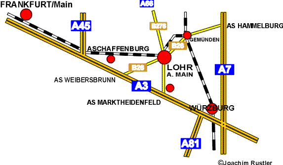 Karte Anfahrt